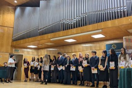 POŻEGNANIE TEGOROCZNYCH ABSOLWENT&Oacute;W TR&Oacute;JKI 