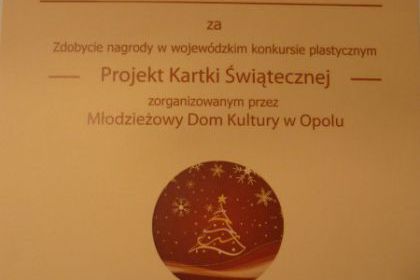 Kartka bożonarodzeniowa Wojewody Opolskiego 