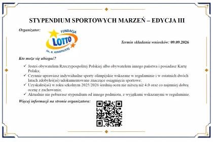 programy stypendialne nowe 