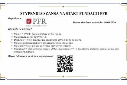 programy stypendialne nowe 