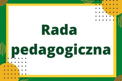 Rada Pedagogiczna