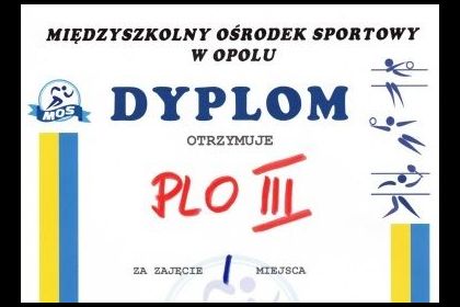 I miejsce w Mistrzostwach Miasta Opola w koszykówce 3x3