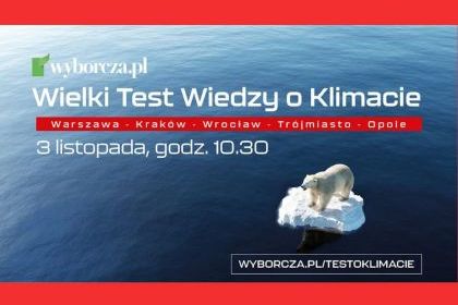 Wielki test wiedzy o klimacie