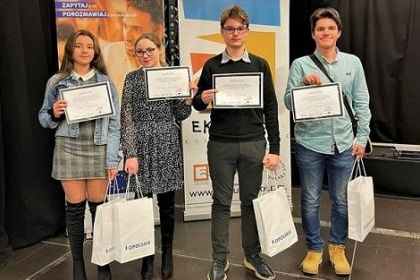 Sukces drugoklasist&oacute;w w konkursie ekonomicznym!!