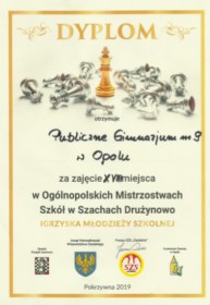 Igrzysk Młodzieży Szkolnej w Pokrzywnej - szachy