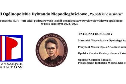 XII Ogólnopolskie Dyktando Niepodległościowe „Po polsku o historii”