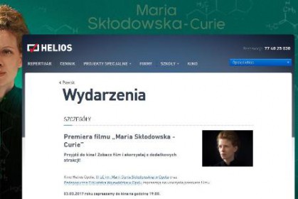 Premiera filmu „Maria Skłodowska - Curie”